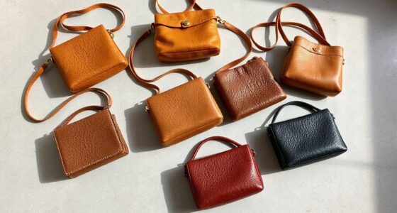 top full grain leather mini bags
