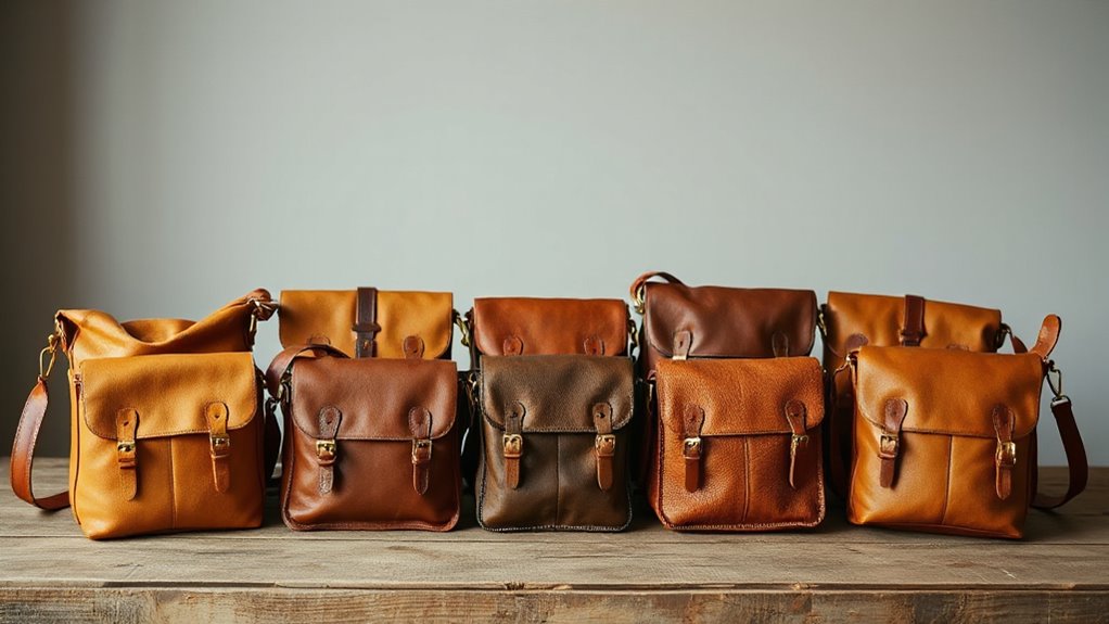 top full grain leather sling bags