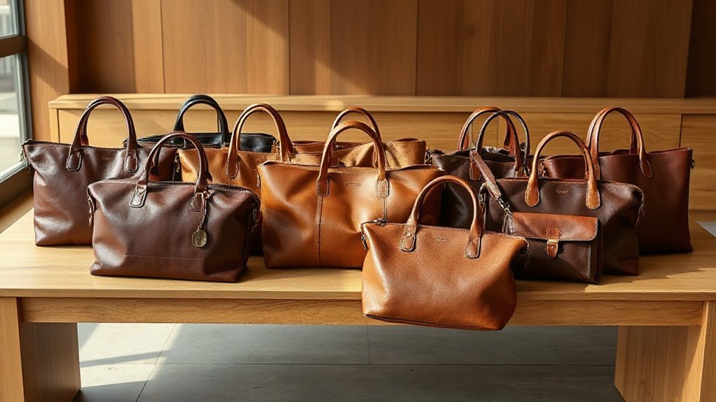 top full grain leather tote bags