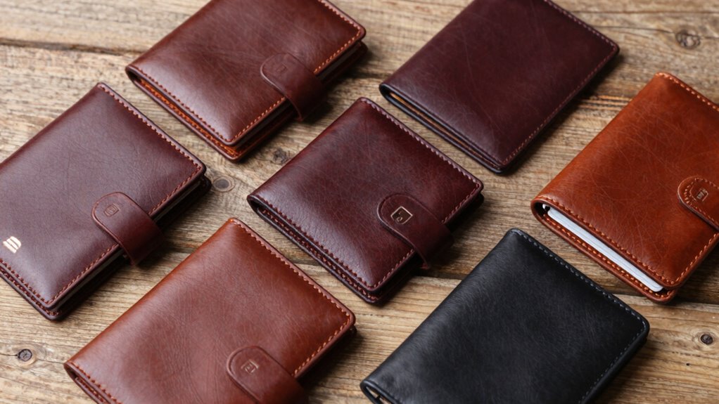 top full grain rfid wallets