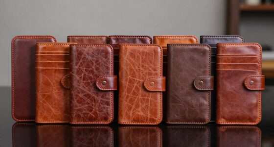 top full grain rfid wallets