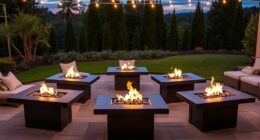 top gas fire pit tables