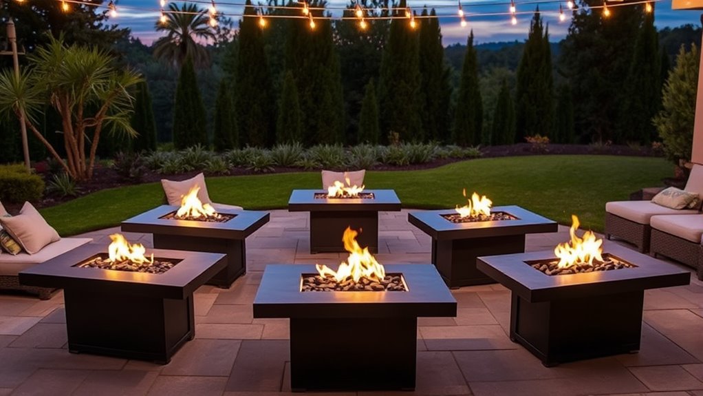 top gas fire pit tables