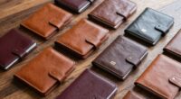top grain leather passport wallets