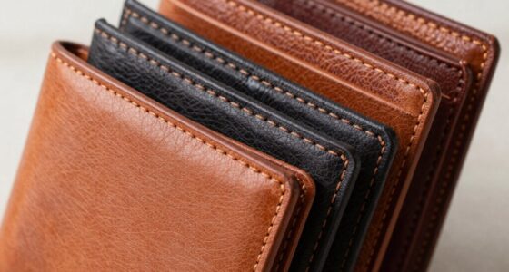 top grain leather travel wallets