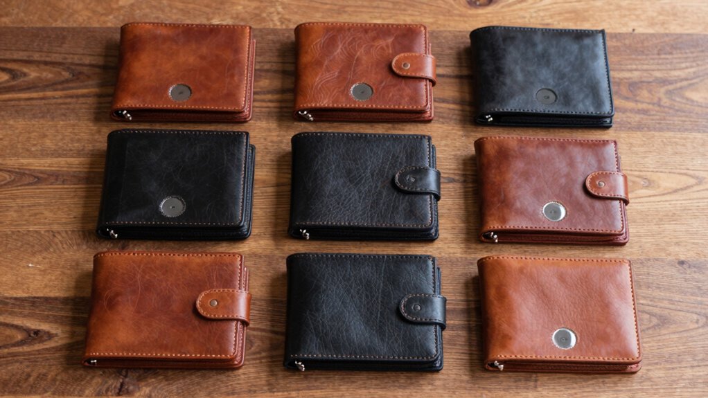 top grain leather wallets