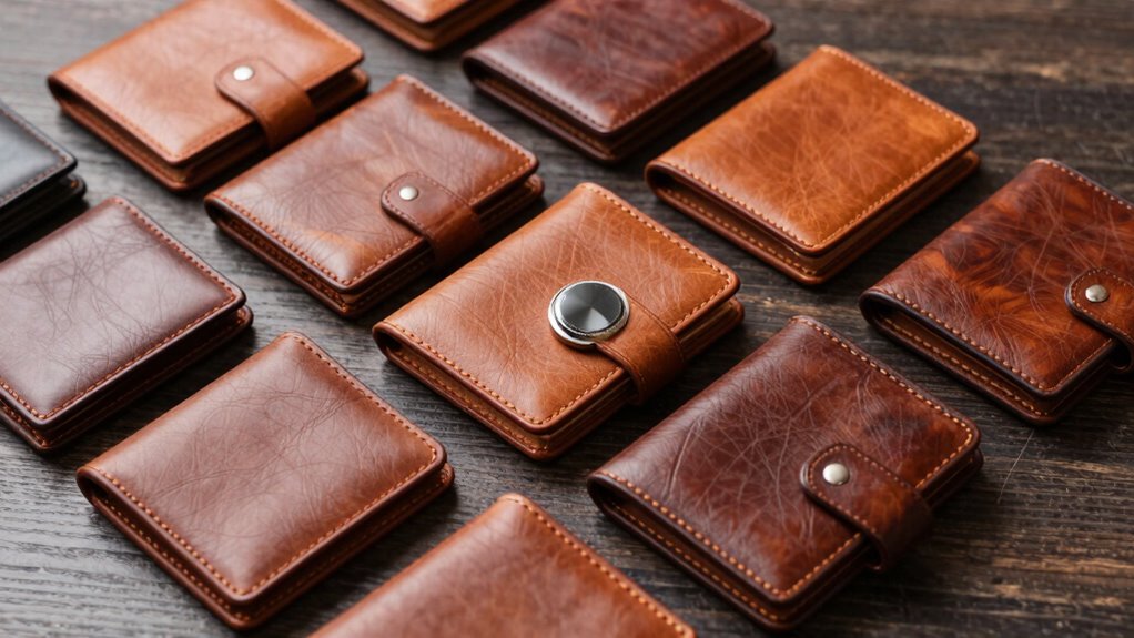 top grain leather wallets