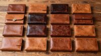 top grain leather wallets