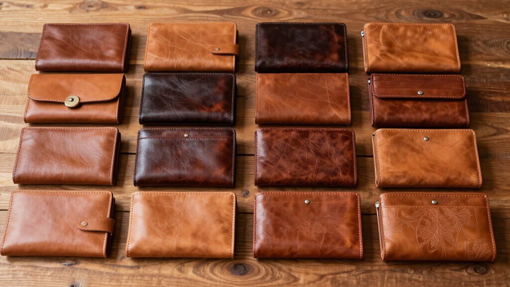 top grain leather wallets