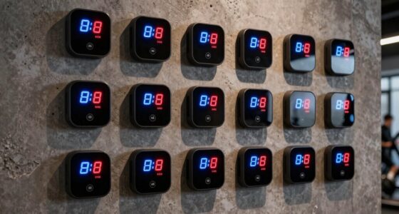 top gym timer wall mounts