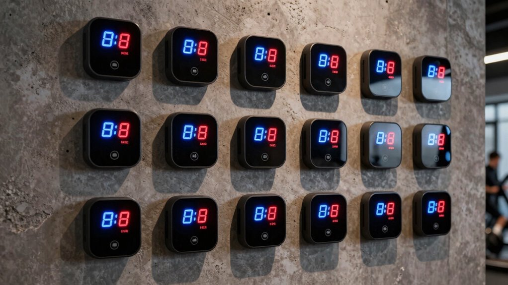 top gym timer wall mounts