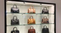 top handbag display cabinets