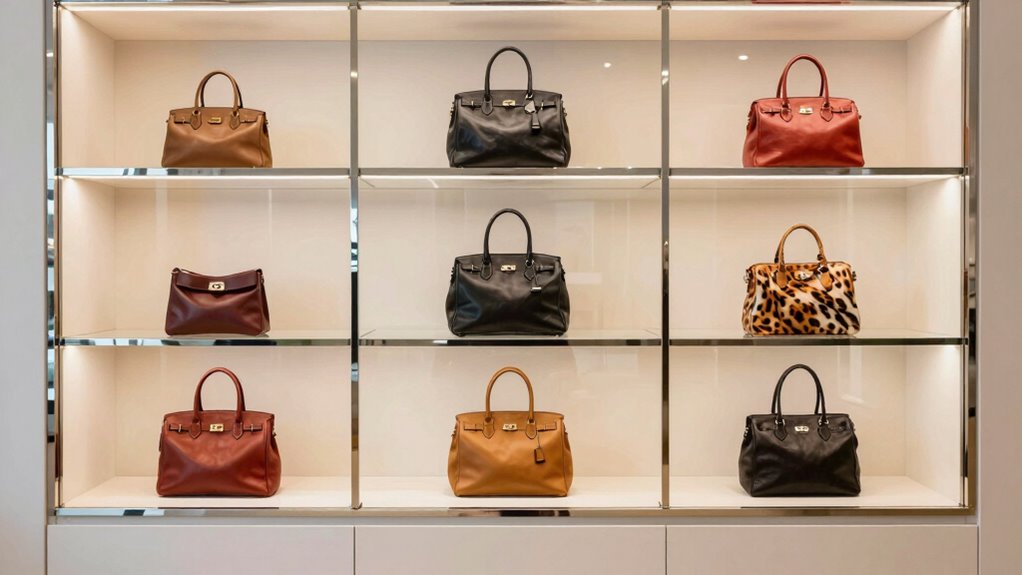top handbag display cabinets