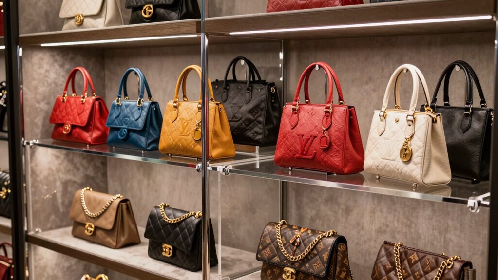 top handbag display stands