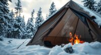top heavy duty cold weather tents