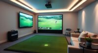 top home golf simulator setups