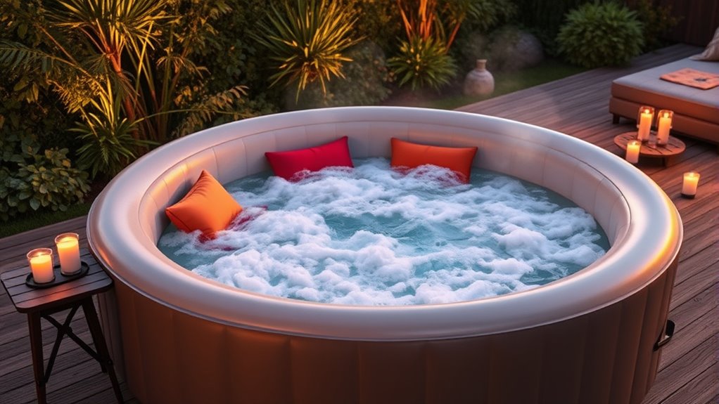 top inflatable hot tubs