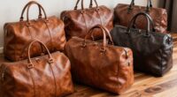 top leather duffel bags