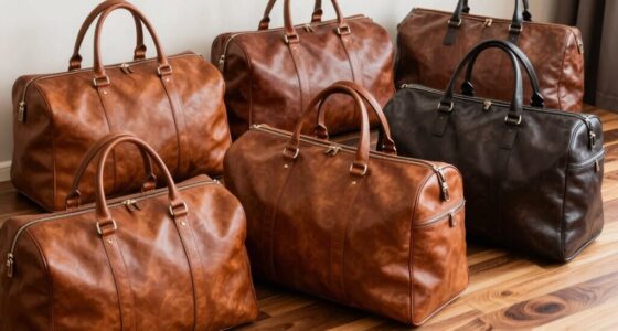 top leather duffel bags