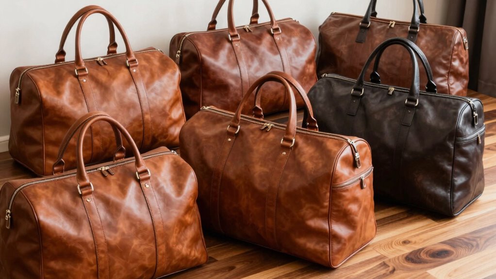 top leather duffel bags
