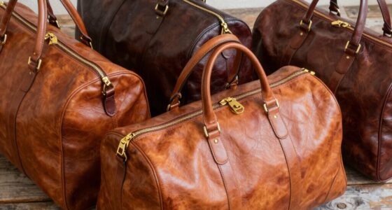 top leather travel duffel bags