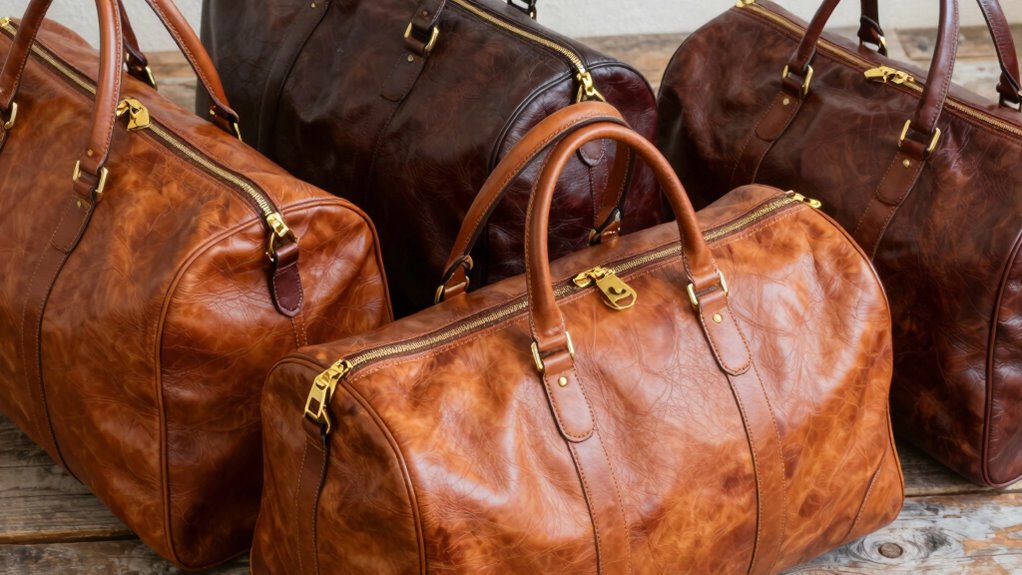 top leather travel duffel bags