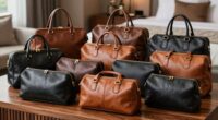 top leather travel toiletry bags