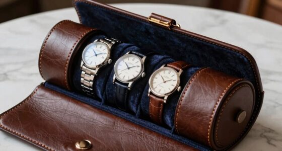 top leather travel watch cases