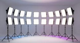 top led light panel studios