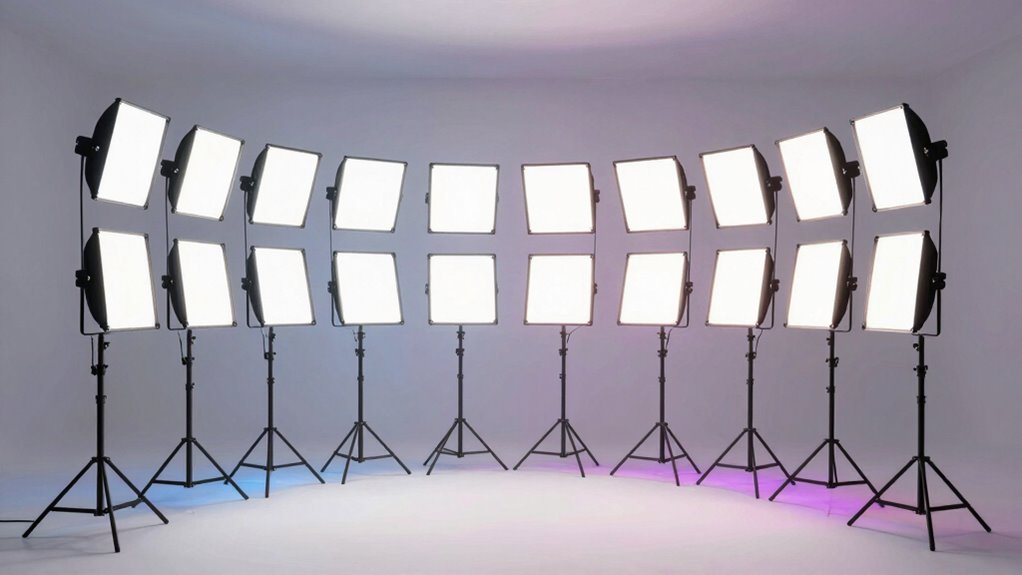 top led light panel studios