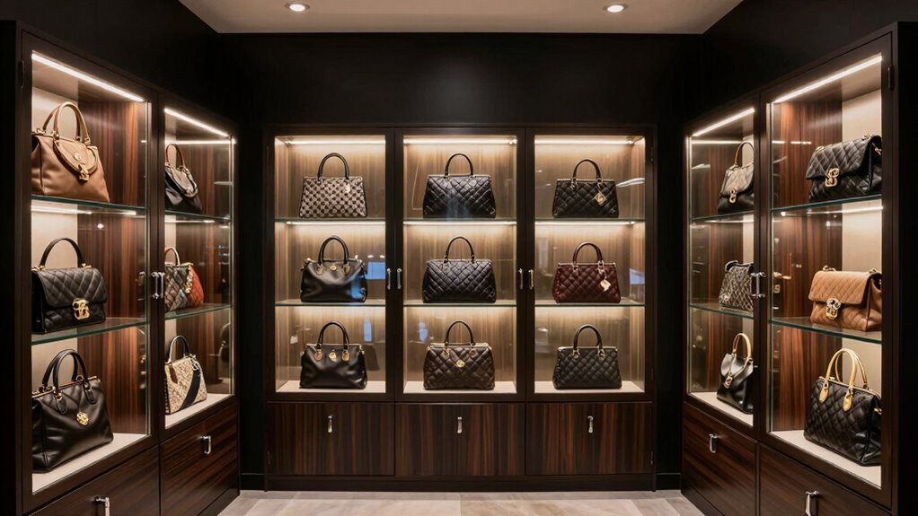 top lockable bag displays