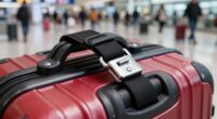 top lockable luggage straps