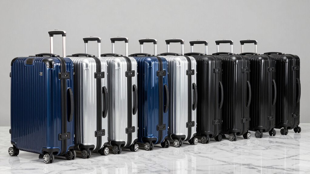 top luxury hard shell suitcases