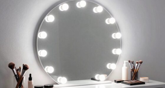 top makeup mirror lighting
