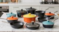 top non stick induction cookware