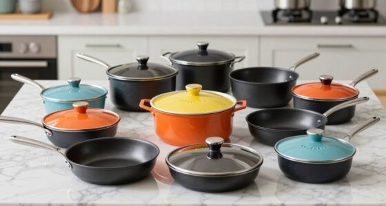 top non stick induction cookware