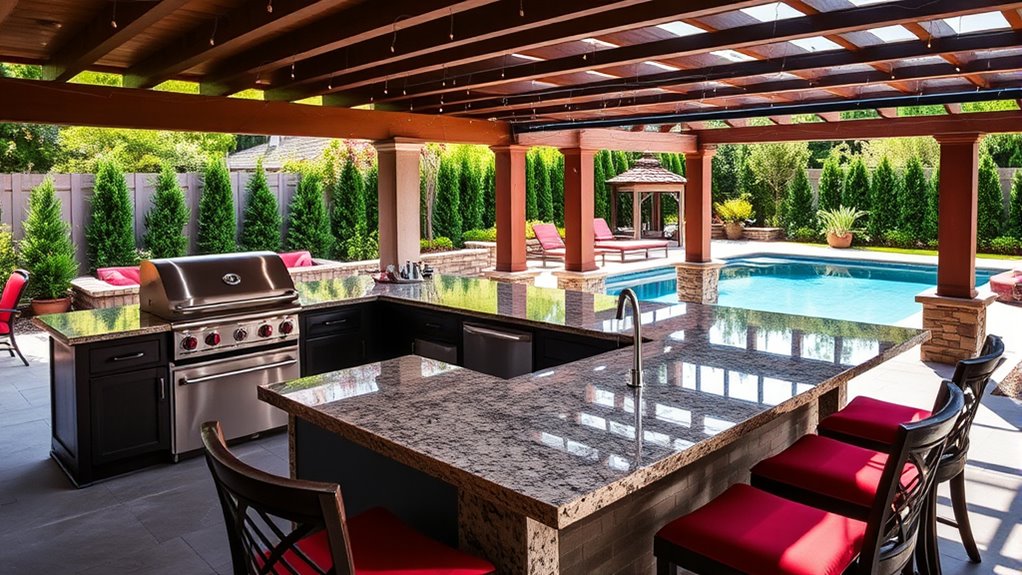 top outdoor kitchen island designs