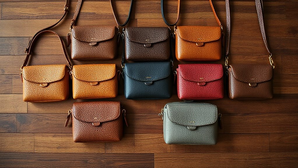 top pebbled rfid crossbody bags