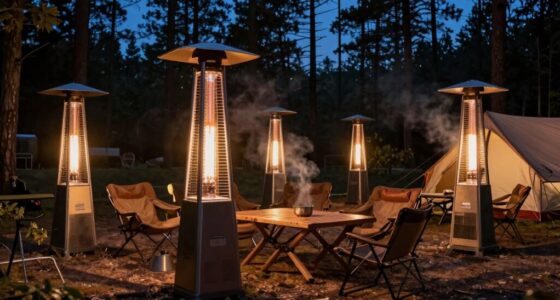 top propane camping heaters