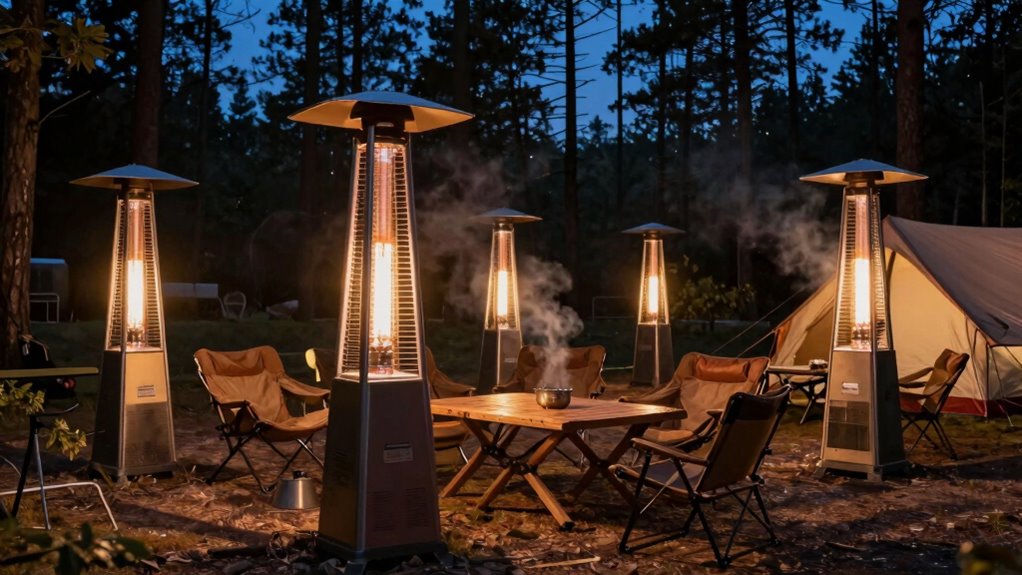 top propane camping heaters