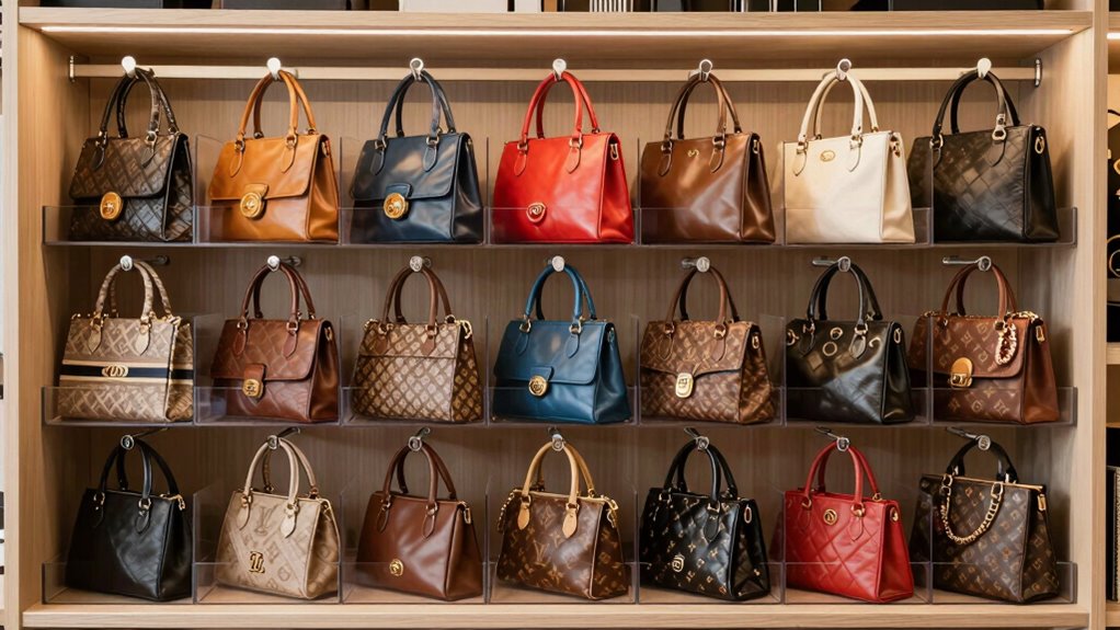 top purse organizer racks