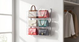 top purse organizer racks