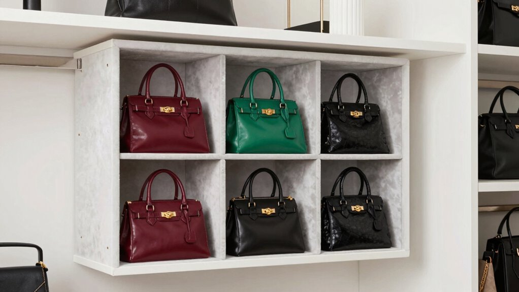 top purse organizer racks