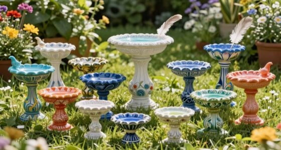 top resin bird baths