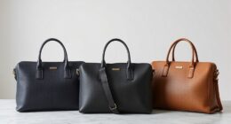 top saffiano trolley tote