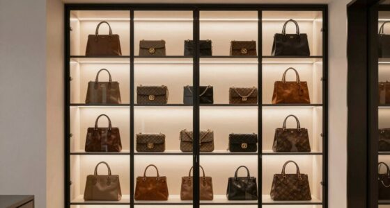 top small closet handbag displays