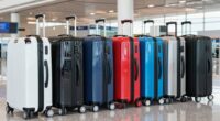 top spinner suitcases with compression