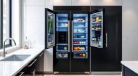 top stylish french door refrigerators