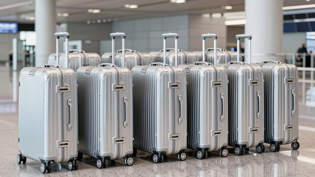 top tsa approved aluminum luggage