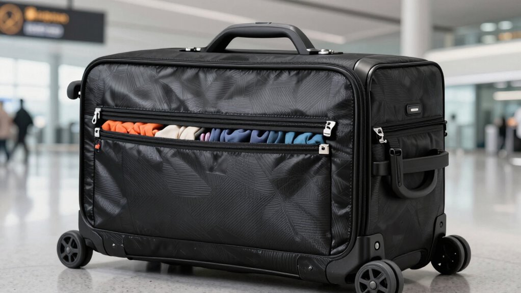 top underseat compression luggage